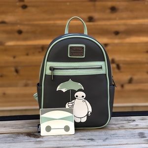 Loungefly Disney Baymax Backpack & Card Holder